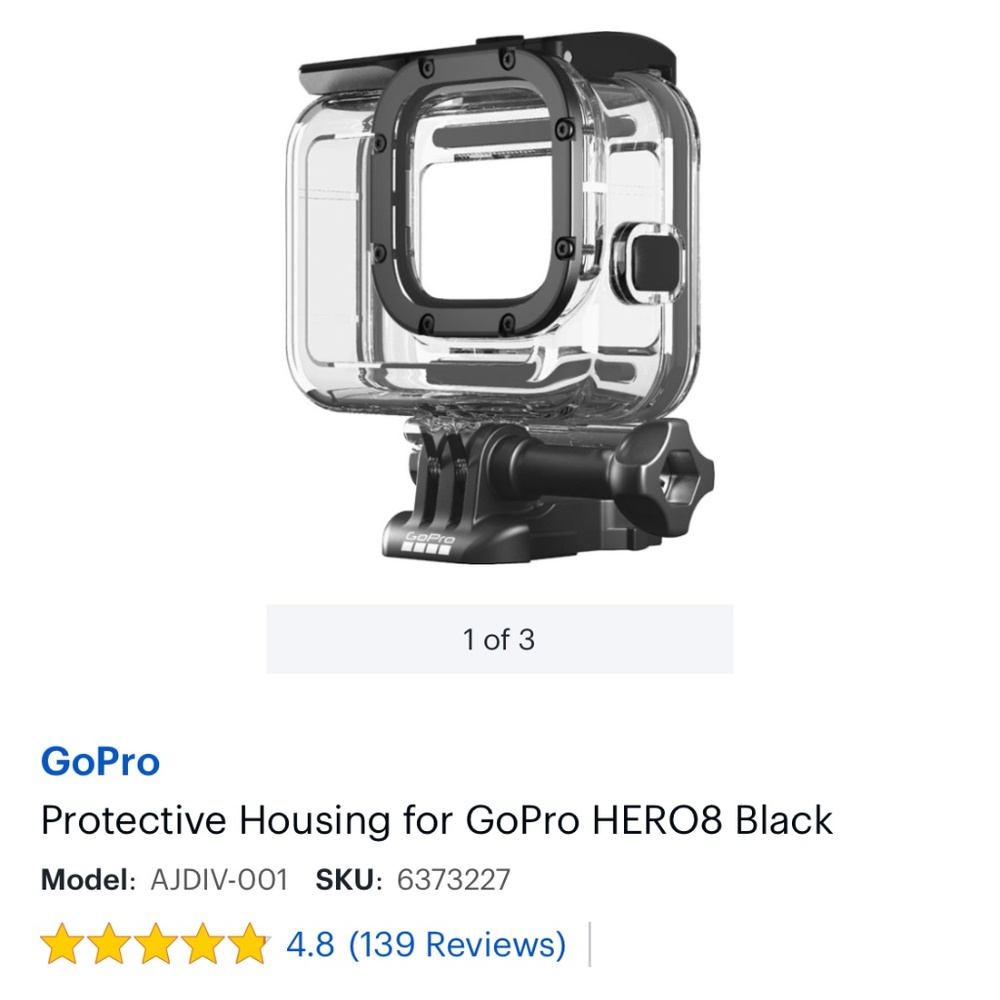 GO Pro Hero 8  Case - NEW , no box.